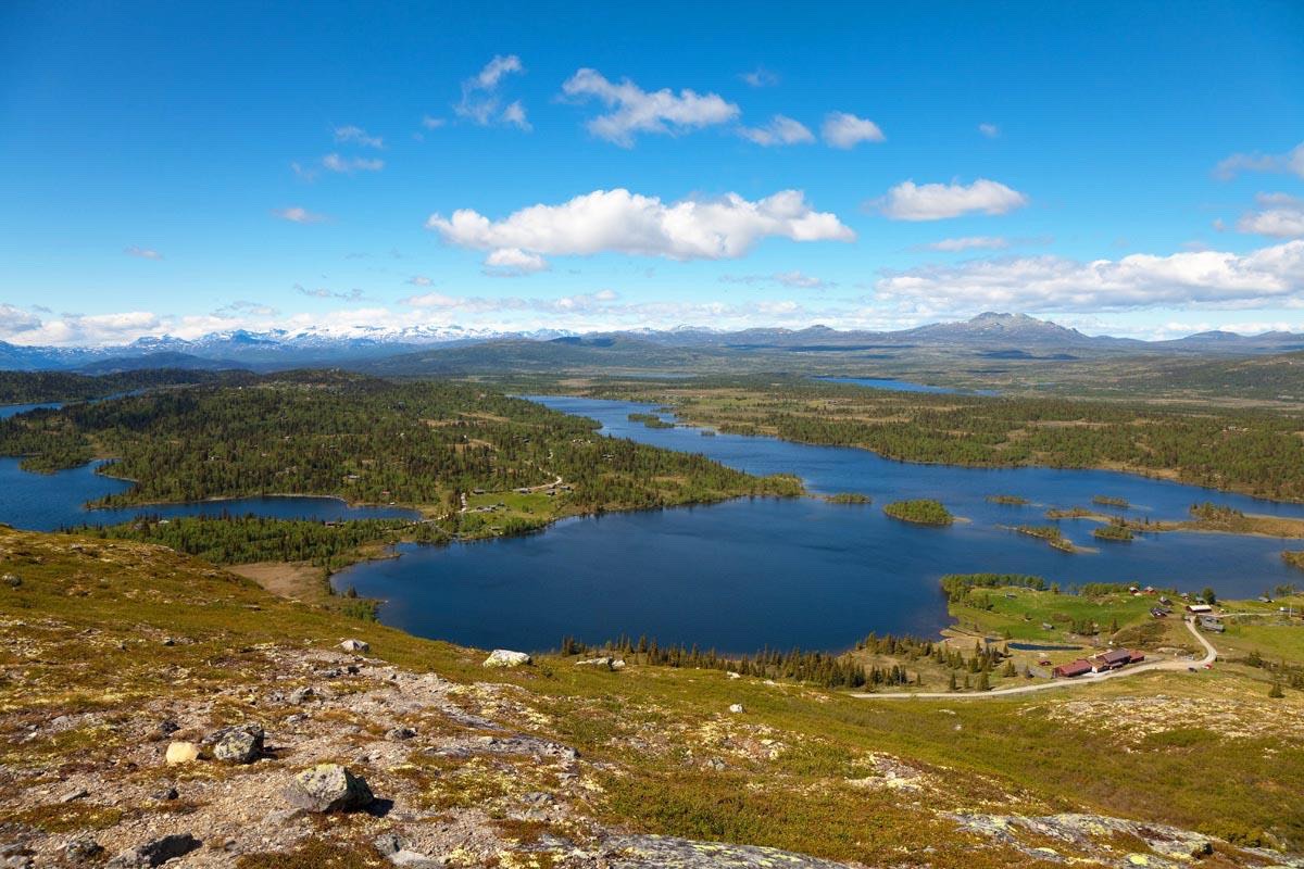 Lake Tesse in southern Norway, where archaeologists uncovered evidence of Stone Age fishing.